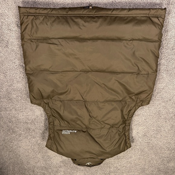 Aigle Actimum Puffer Vest Mens Large Grey Down Feather Outdoor Zip‎ Jacket - Picture 12 of 12